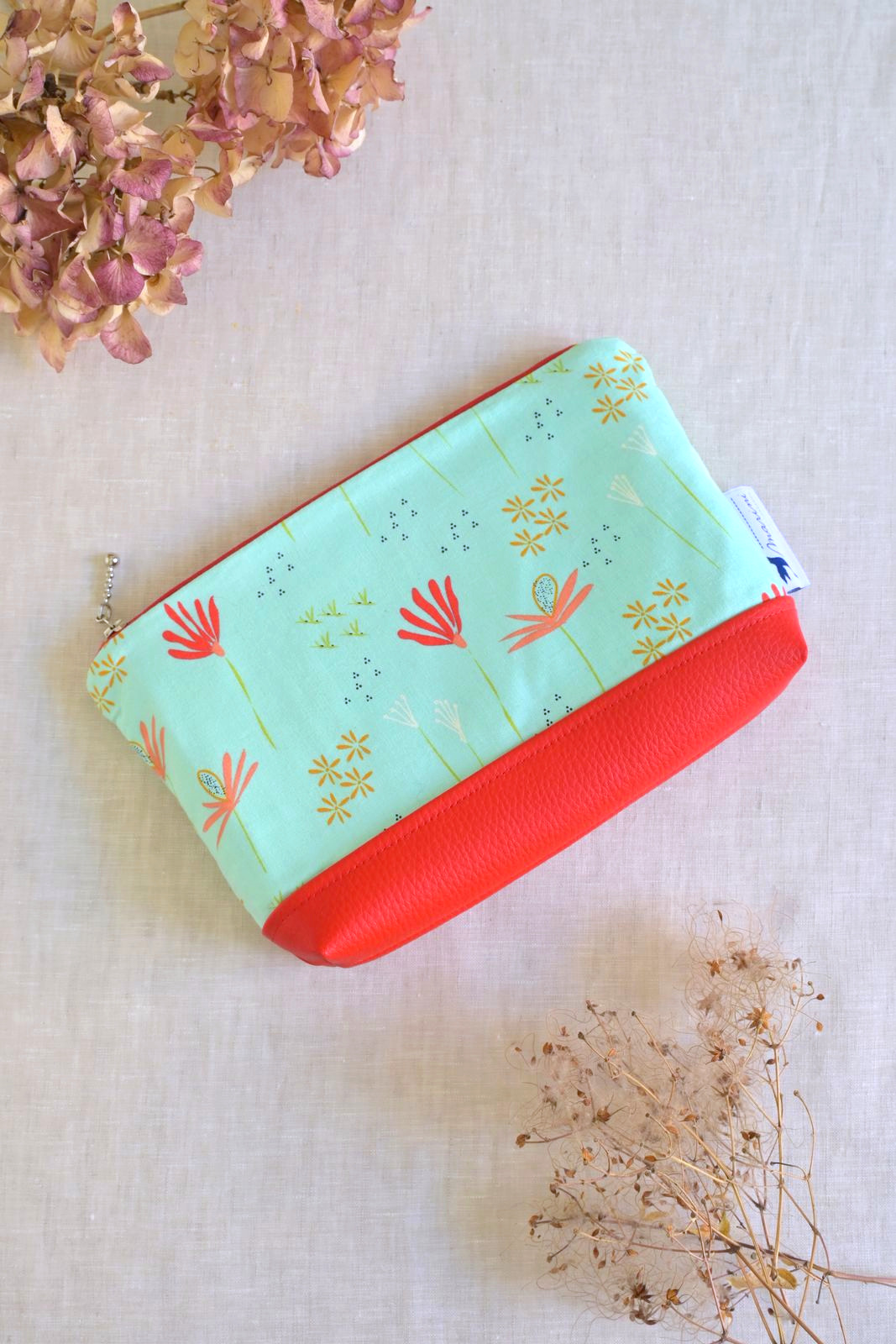 mátová kosmetická taška