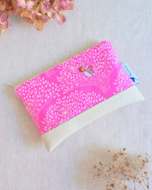 kosmetická taška růžová malá