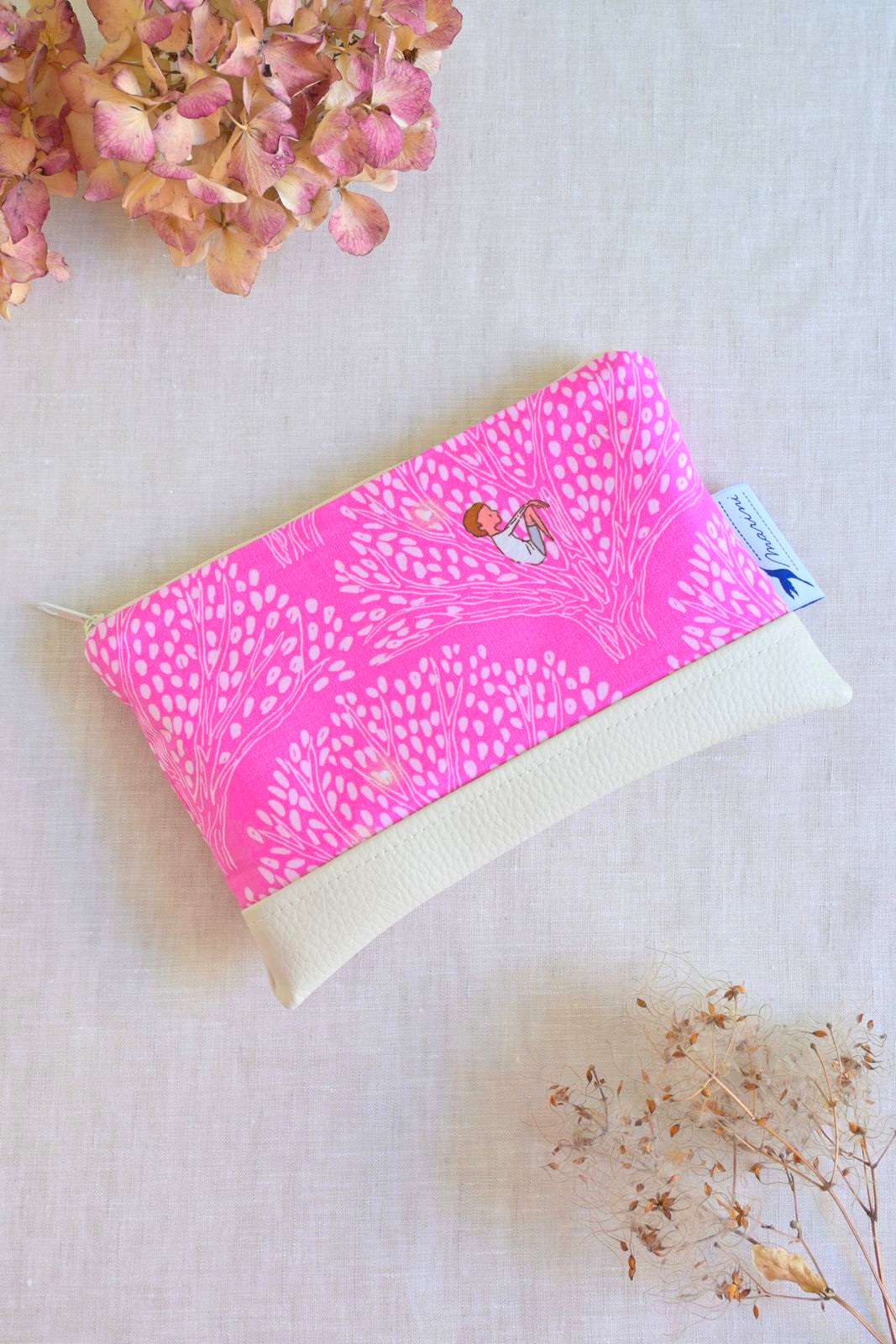 kosmetická taška růžová malá