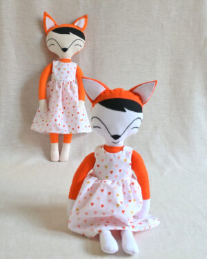 látková panenka liška